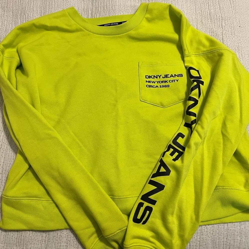 DKNY Neon Sweater M